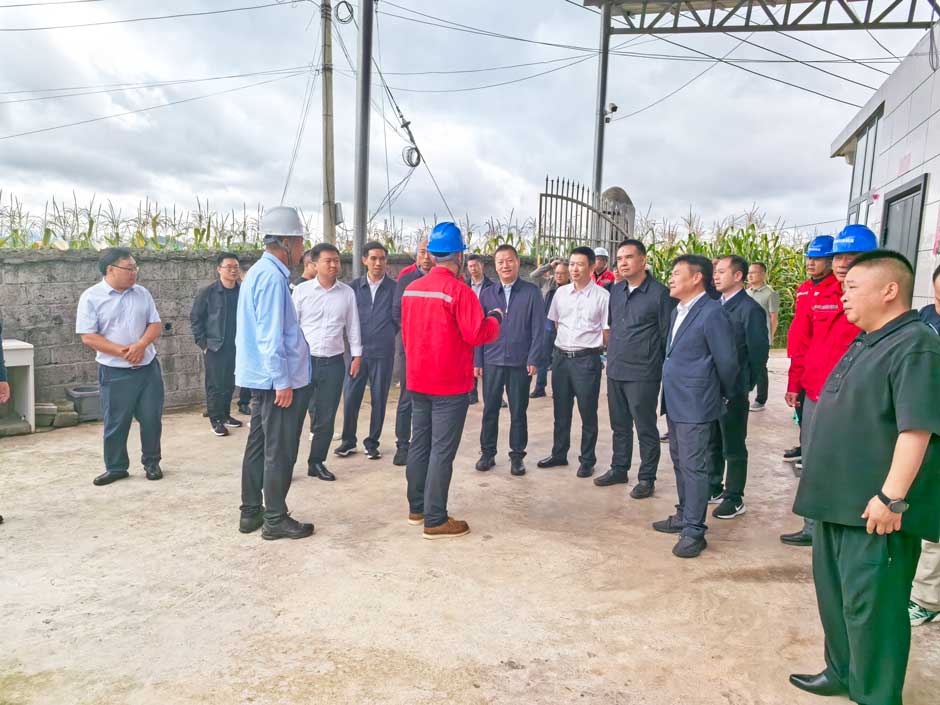 雲南（nán）省市領（lǐng）導（dǎo）視察香蕉草莓丝瓜向日葵视频18旗下大海子瓦斯發電電站（zhàn）