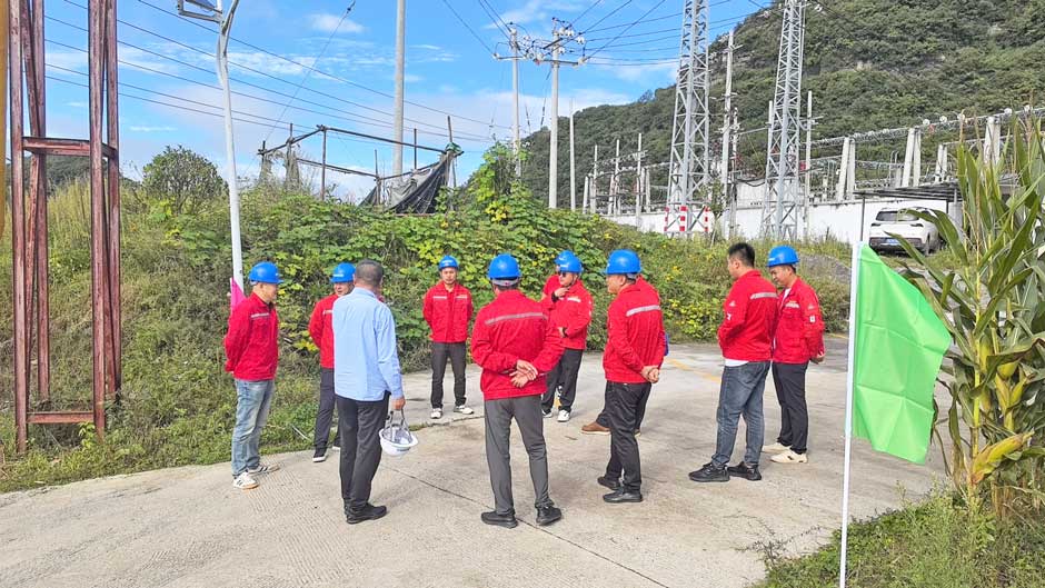 雲南省市領導視察香蕉草莓丝瓜向日葵视频18旗下大海子瓦斯發電電站